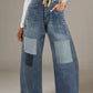 Washed Wide Leg Barrel Jeans - DAVERRI FASHIONS
