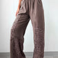 Daverri Leopard Wide Leg Pants