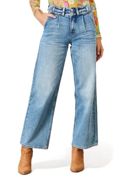 High Waist Wide Leg Kancan Jeans Medium Jeans