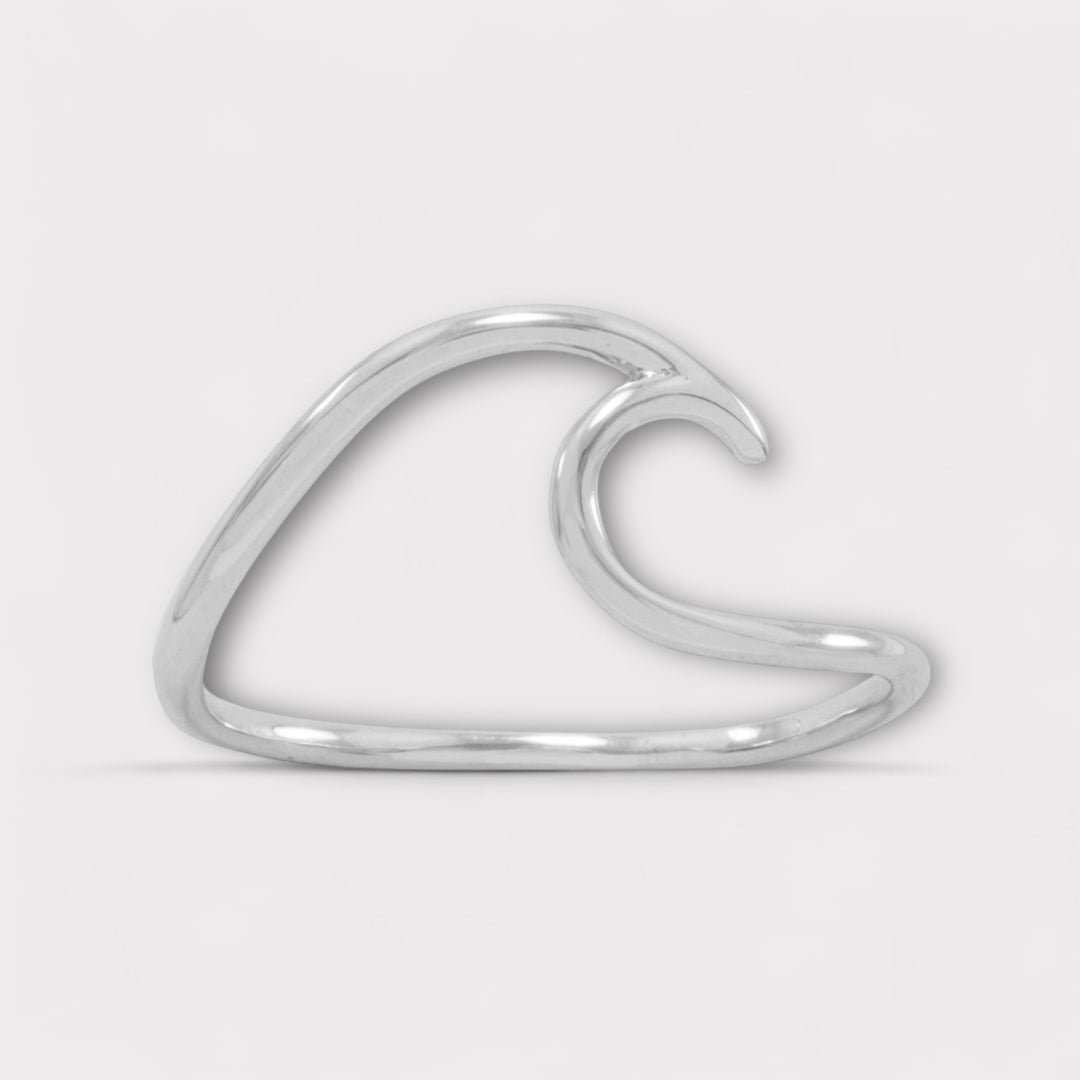 925 Sterling Silver Wave Ring Rings