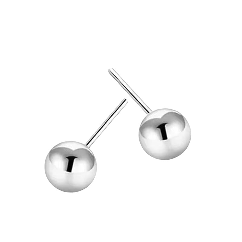 Sterling Silver Polished 7mm Ball Earrings Earrings