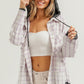 BiBi Casual Check Shirts With Hood-XL