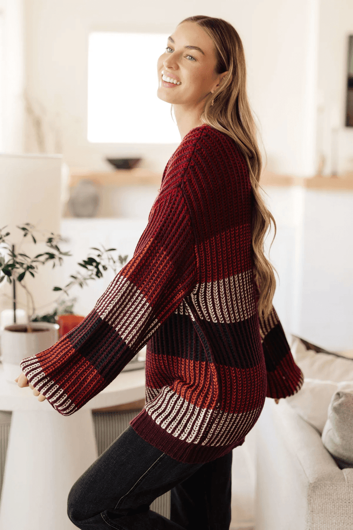 Haptics ombre striped sweater Sweaters