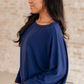 Casually Comfy Batwing Top Shirts & Tops