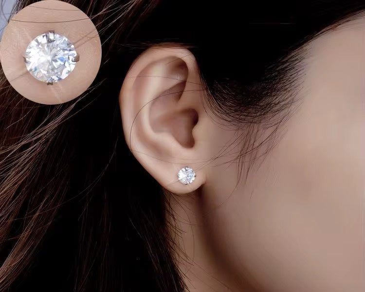 6mm CZ Stud Earrings Earrings