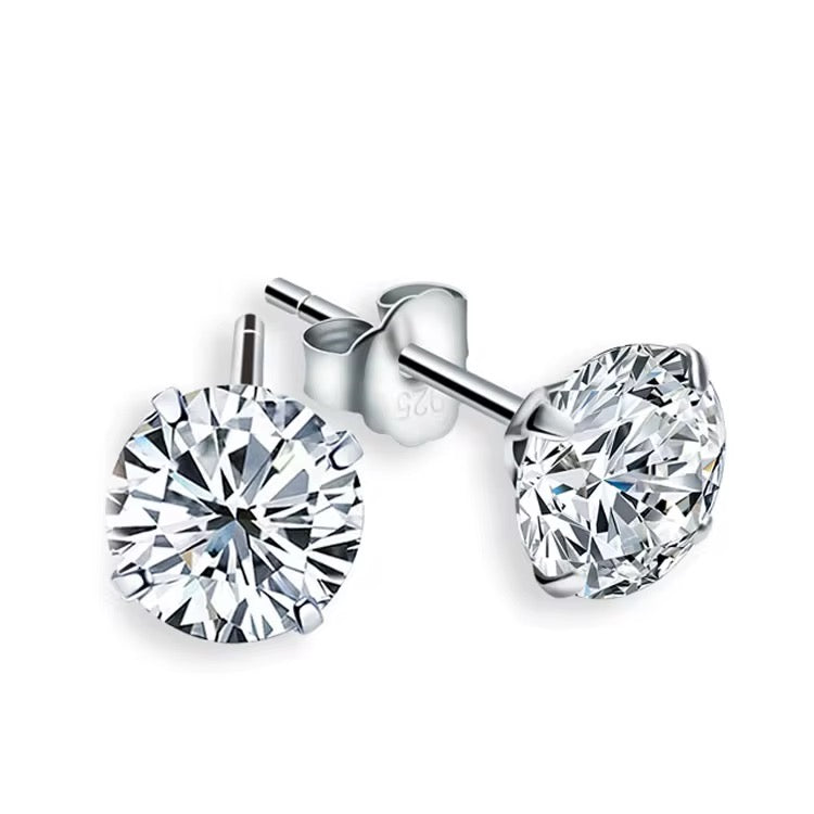 6mm CZ Stud Earrings Earrings