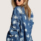 BiBi Washed Tie Dye Denim Jacket