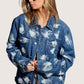 BiBi Washed Tie Dye Denim Jacket
