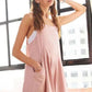ADORA Square Neck Wide Leg Overalls with Pockets Overalls
