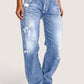 Daverri Distressed Loose Fit Jeans