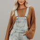 Daverri Distressed Denim Shortalls