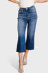 Hayes High Rise Wide Leg Crop Jeans - DAVERRI FASHIONS