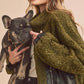 Aemi + Co Collared Neck Zip Up Sherpa Jacket Jackets