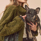 Aemi + Co Collared Neck Zip Up Sherpa Jacket Jackets