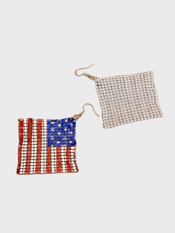 Stars and Stripes Earrings Earrings