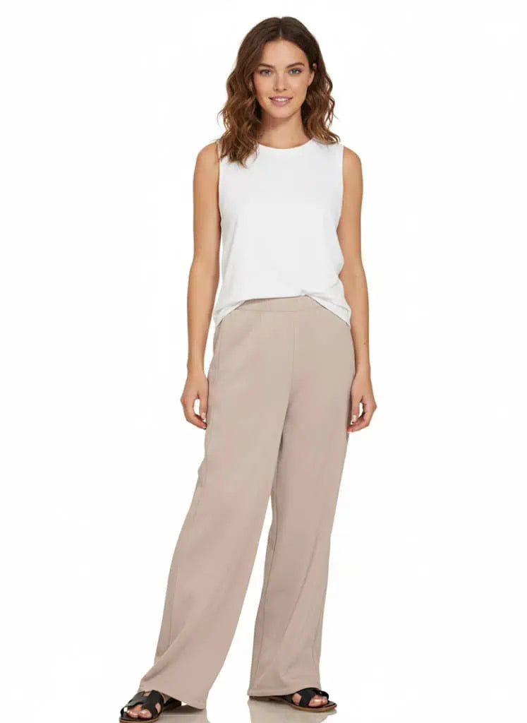Zenana Fleece Sweatpant with Pockets Ash Mocha | Sweatpants Daverri Fashions