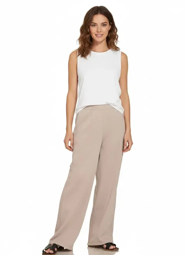 Zenana Fleece Sweatpant with Pockets Ash Mocha - DAVERRI FASHIONS