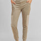 Patch Pockets Tapered Joggers Joggers