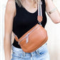 Genuine Leather Sling Bag - DAVERRI FASHIONS