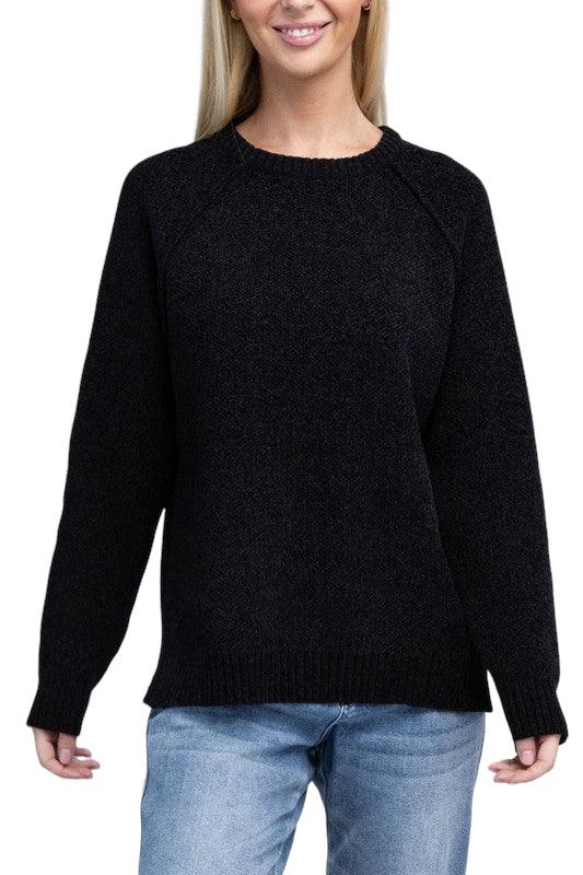 Zenana Chenille Sweater Sweaters