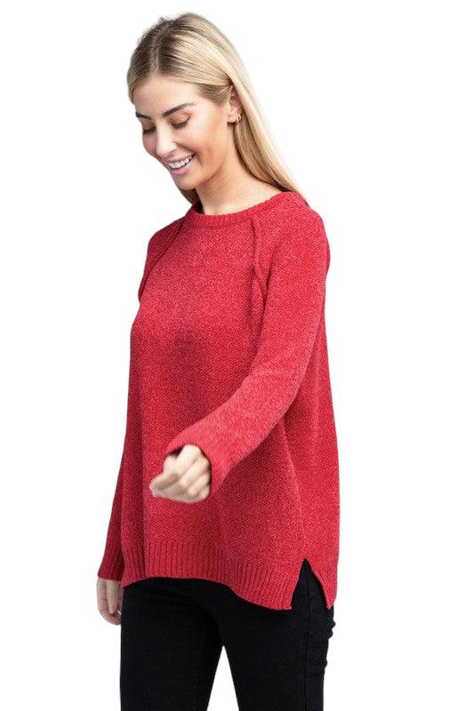 Zenana Chenille Sweater Sweaters
