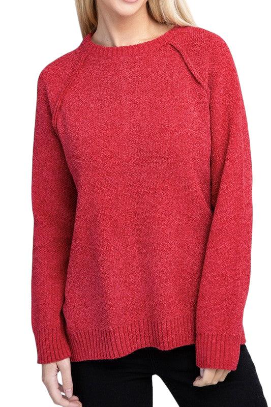 Zenana Chenille Sweater Sweaters