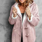 Full Size Cozy Sherpa Lined Toggle Coat with Hood Plus Size - DAVERRI FASHIONS