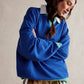 Oversized Dropped Shoulder Long Sleeve Sweatshirt - DAVERRI FASHIONS