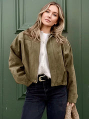 Zip Up Oversized Jacket