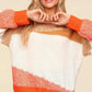 Haptics Color Block Long Sleeve Sweater Sweaters