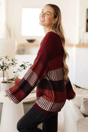 Haptics ombre striped sweater Tops