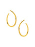 Oval Hoop Earrings Gold Earrings