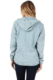 Women's Denim Hooded Jacket Coats & Jackets