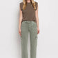High Rise Cargo Straight Jeans Jeans