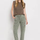 High Rise Cargo Straight Jeans Jeans
