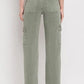 High Rise Cargo Straight Jeans Jeans