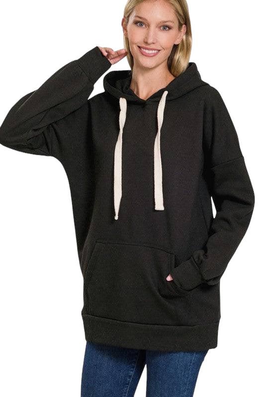 Zenana Loose Fit Hoodie Hoodies