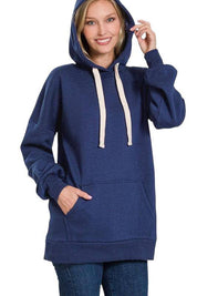 Zenana Loose Fit Hoodie Hoodies