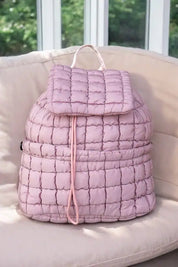 Quilted Puffer Backpack Handbags