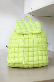 Quilted Puffer Backpack Handbags