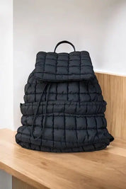 Quilted Puffer Backpack Handbags