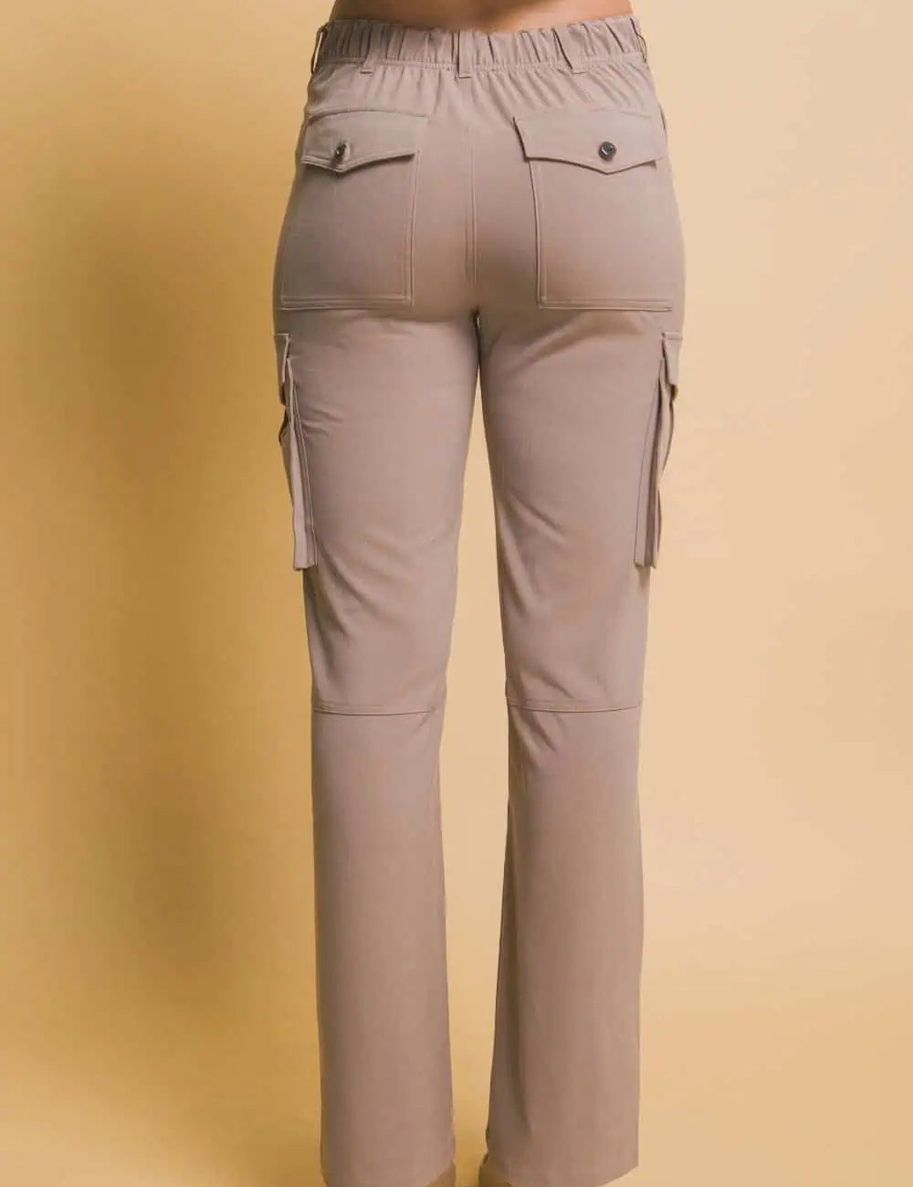 Love Tree High Rise Cargo Pants with Pockets Bottoms