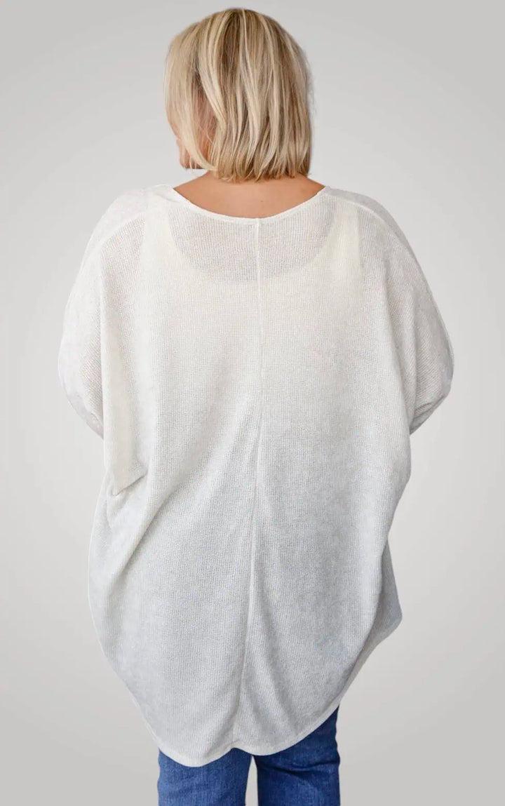 How's It Going Open Front Cardigan Tops