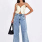 Daverri Fashions Wide Leg Jeans with Pockets - DAVERRI FASHIONS