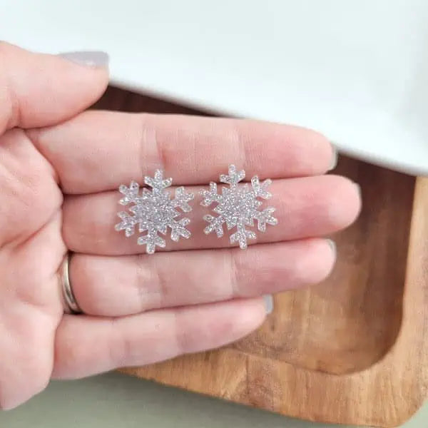 Snowflake Stud Earrings Earrings