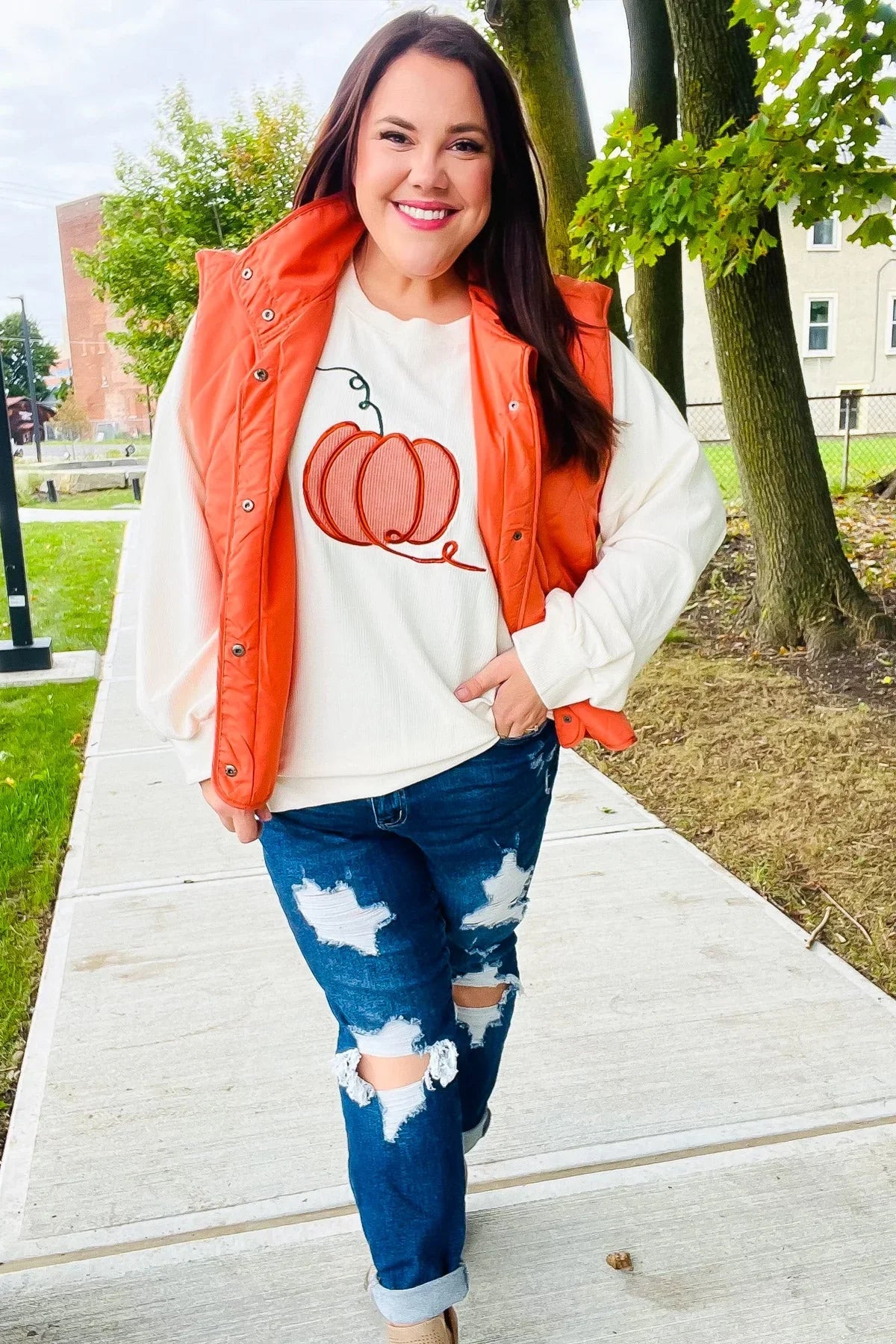 Weekend Ready Rust High Neck Snap Button Quilted Puffer Vest | Daverri Fashions