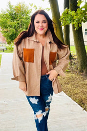 Start Your Day Rust Flannel Plaid Oversized Shacket | 2024 Blow-Out Sale Daverri Fashions