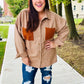 Start Your Day Rust Flannel Plaid Oversized Shacket - DAVERRI FASHIONS