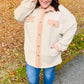 Eyes On You Taupe Quilted Knit Button Down Shacket - DAVERRI FASHIONS