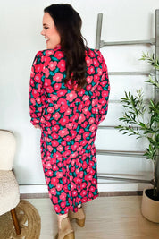 Look Adorable Ribbon Bow Tie Babydoll Tiered Maxi Dress | Daverri Fashions